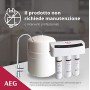 AEG Osmosi inversa per la filtrazione dell'acqua potabile installabile sottolavello, 6.8 bar, Bianco