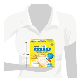 Nestlé Mio Merenda al Latte Cereali, da 6 Mesi, 6 Confezioni da 4 Vasetti, 24 Vasetti
