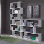 13Casa - Kafka A5 - Libreria. Dim: 110x25x97 h cm. Col: Bianco. Mat: Melamina.