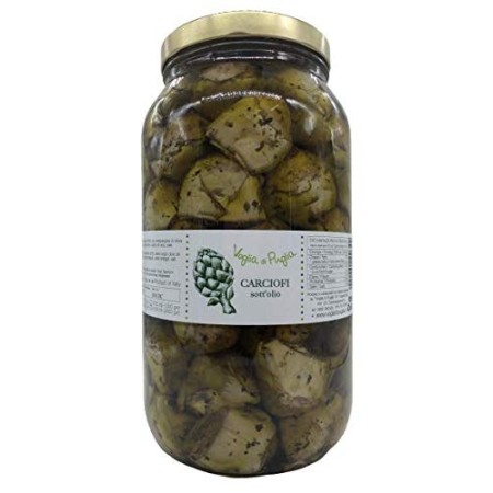Voglia Di Puglia Cuore Di Carciofi Italiani Sottolio In Olio Extravergine D'oliva 2800 Grammi
