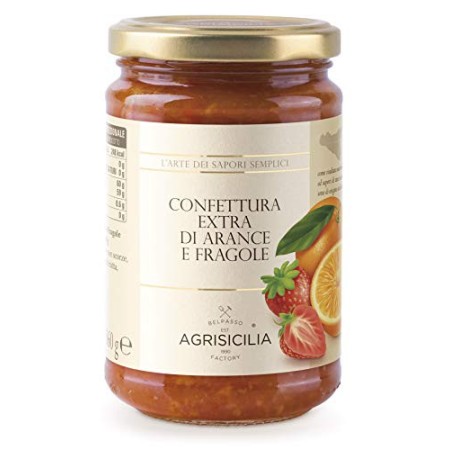 Agrisicilia Confettura Extra Di Arance E Fragole - 314 Ml