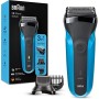 Braun Series 3 Shave&Style 310BT 3 in 1 Rasoio Elettrico Uomo, Wet&Dry con Regolabarba di Precisione e 5 Pettini, Ricaricabile e