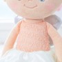 Gloveleya Peluche Bambola Peluche Pupazzo di pezza Regalo per Bambina Morbido e Sicuro da Giocare 40 cm Baby Doll Series - Angel