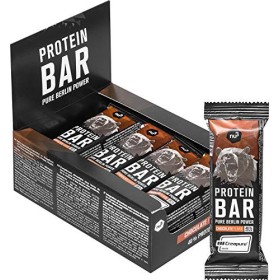 nu3 Barrette Proteiche Gusto Cioccolato - 12 x 50 gr - Snack Proteico 40% Proteine con Creatina Monoidrato Creapure - Solo 0,8G 