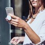 Ufficiale silhouette colorata Rafa Nadal Academy by Movistar PopSockets PopGrip: Impugnatura per Telefoni Cellulari e Tablet Int