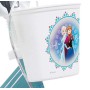 Disney - Bicicletta 12" Frozen (Frozen) dotata di 2 freni, cestino anteriore e porta bambola posteriore + 2 stabilizzatori rimov