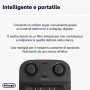 De'Longhi HFX60E20 Termoventilatore Ceramico Verticale, Bianco/Nero, 2000 W, Plastica