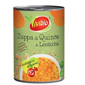 Vivibio Zuppa di Quinoa e Lenticchie Bio - 400 g