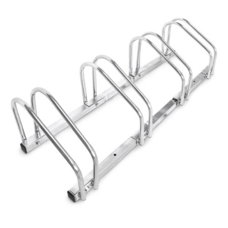 Relaxdays Parcheggio per Le Bici Fino a 4 Posti Stand per Biciclette Materiale di Montaggio Incluso