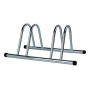 4BIKE AM006 Stand Bici a Terra, Doppio, Modulare, Zincato, 36x75x27 cm