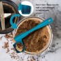 QiBest Utensili da Cucina utili quotidianamente per Il Nuovo Raschietto per Cucina Scolapasta da pentola