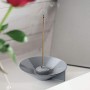 Guzzini Home Porta Zampirone, Candela e Incenso Rapa Nui, 14.6 x 4.4 cm, Grigio (Grey)