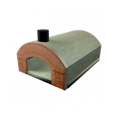 Lineavz Forno a Legna refrattario prefabbricato Esterno 5 pizze 30 cm Arco Bocca Sorrento