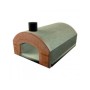Lineavz Forno a Legna refrattario prefabbricato Esterno 5 pizze 30 cm Arco Bocca Sorrento