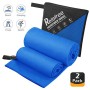 Set di Asciugamani (Asciugamano da Bagno e Asciugamano), Telo Mare, Asciugamano Microfibra per Piscina, Palestra, Trekking, Camp