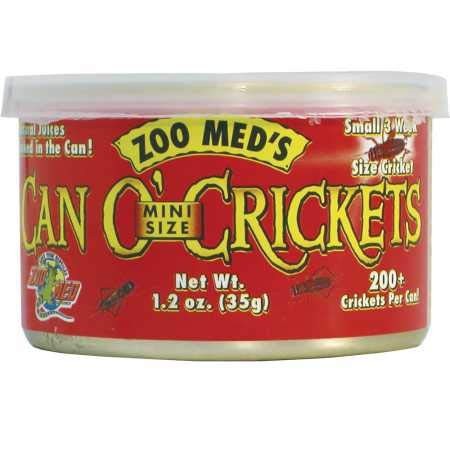 Zoomed Food Can O'Mini Crickets Grilli per Rettili Confezione da 35 Grammi