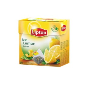 Lipton Tè Nero - Limone - Premium Bustine Di Tè A Forma Piramidale (20 Contare Scatola)