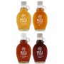 MapleFarm - Puro sciroppo d'acero. Pack degustazione 4 varianti: GOLD - AMBER - DARK - VERY DARK. Confezione di 4 bottiglie da 2