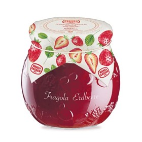Menz&Gasser Edel Confettura Extra di Fragole 55%, con Frutta di Alta Qualità, 1 Vaso x 620 g