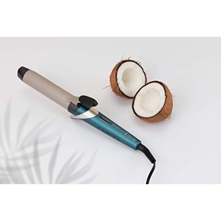 Remington Arricciacapelli Advanced Coconut Therapy, Spessore 32Mm Per Creare Onde E Boccoli Voluminosi - 430 Gr