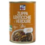 La Finestra Sul Cielo Zuppa di Lenticchie e Verdure Bio - 400 gr (Confezione da 12 pezzi)