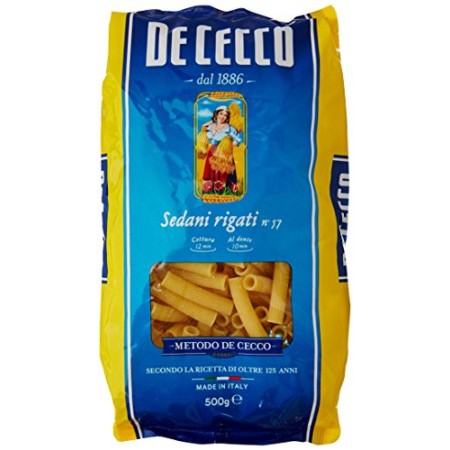 De Cecco 057 Sedani Rigati - 6 pezzi da 500 g [3 kg]