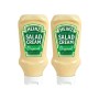 Heinz Salad Cream 605G "Original Tangy Taste" che la rende una delle salse più amate della Gran Bretagna, confezione da 2