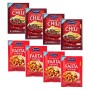 Santa Maria - 4 Buste di Mix di Spezie Condimento per Chili (16 porzioni) + 4 Buste di Spezie Miste per Tortilla e Farcitura di 