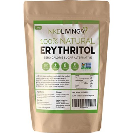 Eritritolo 100% naturale 2 Kg | Sostituto dello zucchero a ZERO Calorie