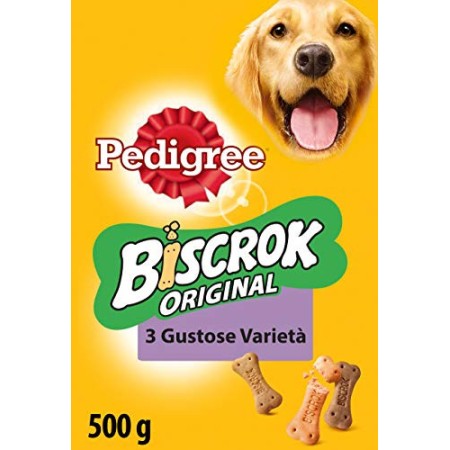 Pedigree Biscrok Original Snack per Cane 500 g - 12 Confezioni