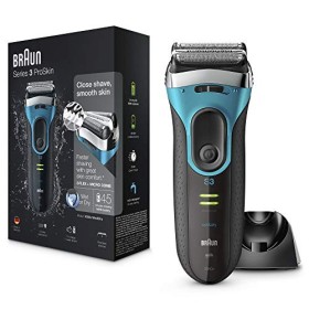 Braun Series 3 ProSkin 3080s Rasoio Elettrico Uomo a Lamina, Wet&Dry Ricaricabile e senza Fili con Rifinitore di Precisione Estr