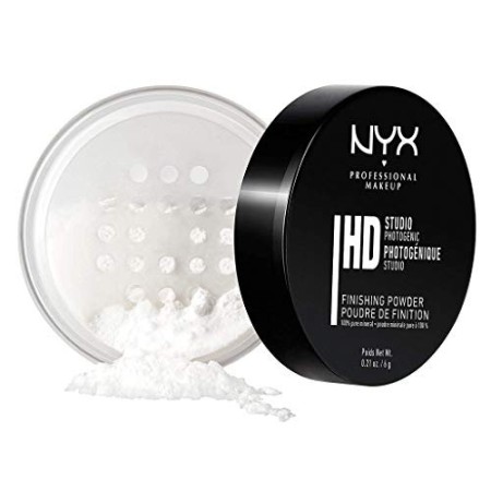 NYX Professional Makeup Finishing Powder Studio, Polvere Libera, Finish Matte, Riduce le Zone Lucide, Translucent, Confezione da