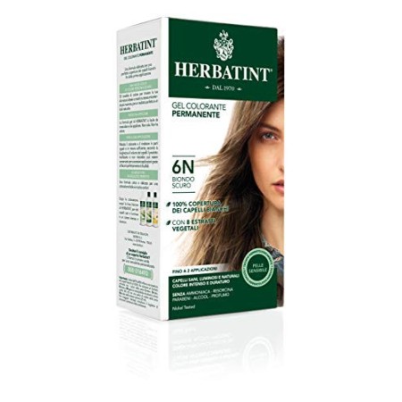 Herbatint Gel Colorante Permanente 6N Biondo Scuro 150 ml