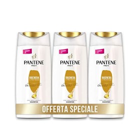 Pantene Pro-V Shampoo Rigenera & Protegge, Capelli Deboli o Danneggiati, Maxi Formato da 3 x 675 ml