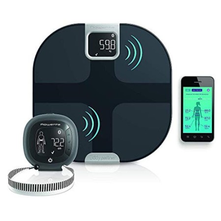 Rowenta YD3091 Body Partner Shape Bilancia Pesapersone Wireless Smart Connessa al Cellulare, con Tracker per Misurazione della C