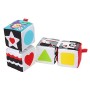 Fisher-Price- Soffici Cubi Gira e Impara, Giocattolo per Apprendimento Sensoriale dei Bambini dai 3 Mesi, GFC37