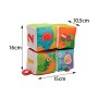 Fisher-Price- Soffici Cubi Gira e Impara, Giocattolo per Apprendimento Sensoriale dei Bambini dai 3 Mesi, GFC37