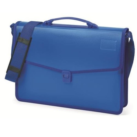 Niji 60863 Cartella, 38 cm, Blu