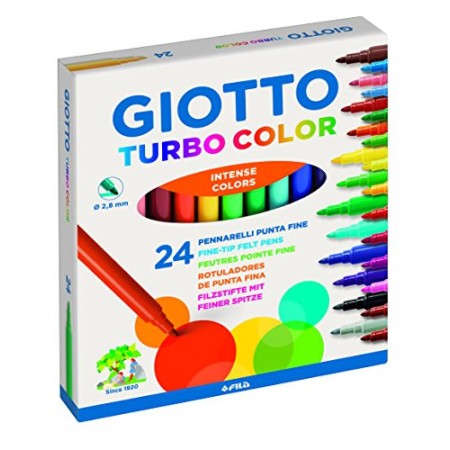 Giotto, 24 Pennarelli Giotto Turbo