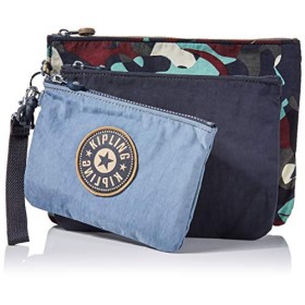 Kipling Iaka L Wristlet - Portamonete Donna, Multicolore (Camo Large), 28x21.5x1 cm (B x H T)