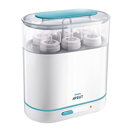 Philips Avent SCF284/02 Sterilizzatore 3 in 1 Elettrico a Vapore, Bianco