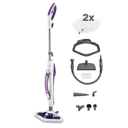 Polti Vaporetto SV440_Double Scopa Vapore Doppia Funzione con Pulitore Portatile, con Spazzola Vaporforce, 15 in 1, uccide ed el