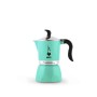 Bialetti Fiammetta, Caffettiera 3 Tazze, Alluminio, Artic Lights