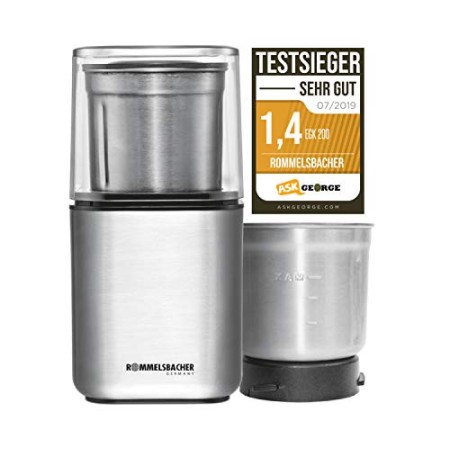 Rommelsbacher EGK 200 Macinino a lame 200W Acciaio inossidabile macina caffé