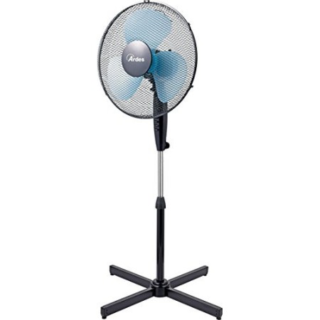 Ardes AR5EA40P Ventilatore Piantana, Nero, Pala 40 cm