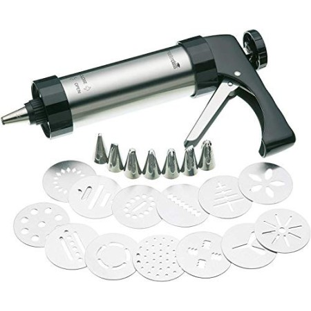 Kitchen Craft, Set Pâtisserie: Pistola per dolci con trafile [Importato da Regno Unito]
