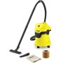 Kärcher WD 3 Aspiratore Solidi-Liquidi - Capacità Vano Raccolta 17 l, Plastica Dura, 200 Air Watt, 1000 W - Due Tubi Rigidi D'