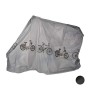 Relaxdays, Grigio, Telo Biciletta in Polietilene, Copribiclette Resistente da Esterno, Copri-Sole, 200x115 cm, Unisex Adulto, 1 