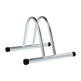 4BIKE AM005 Stand Bici a Terra, Singolo, Modulare, Zincato, 36x37x27 cm