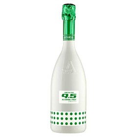 Astoria 9.5 Zerotondo Alcohol Free Spumante - 3 bottiglie da 750 ml, Totale:2.25 l